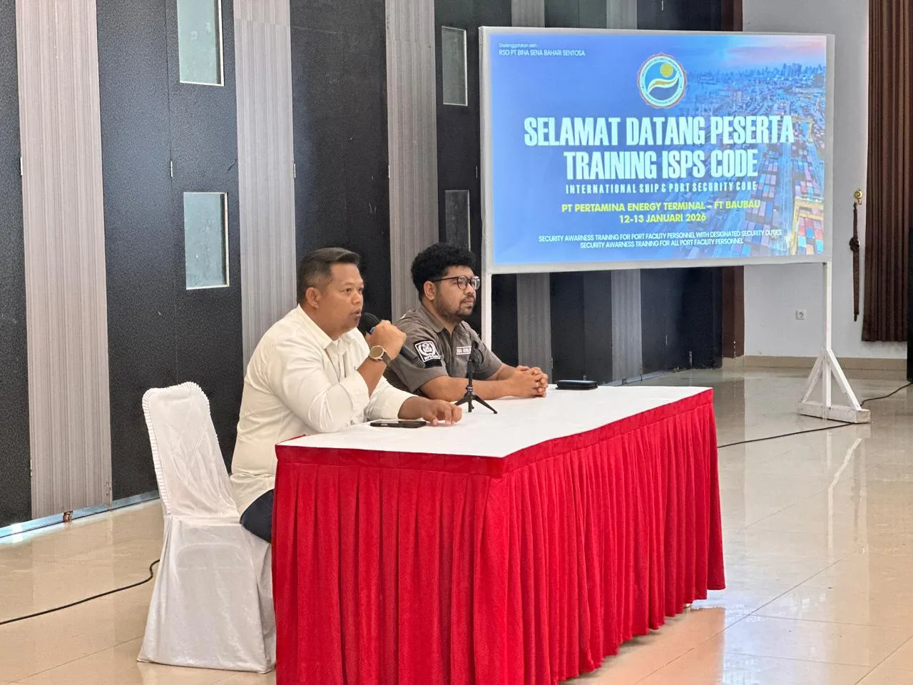 Inhouse Training ISPS Code — Pertamina- Baubau, Sulawesi Tenggara